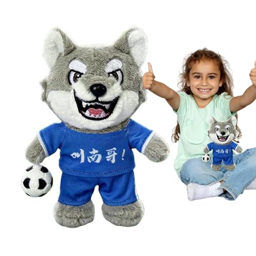 Syengery Wolf Plüschtier - Plüschwolf Spielzeug - Dekofigur Cartoon Mit Sound Anhänger Für Rucksäcke Erwachsene Bett Kinderwagen Schlafbegleiter Geburtstagsgeschenk Syengery Wolf Plüschtier - Plüschwolf Spielzeug - Dekofigur Cartoon Mit Sound Anhänger Für Rucksäcke Erwachsene Bett Kinderwagen Schlafbegleiter Geburtstagsgeschenk von Syengery