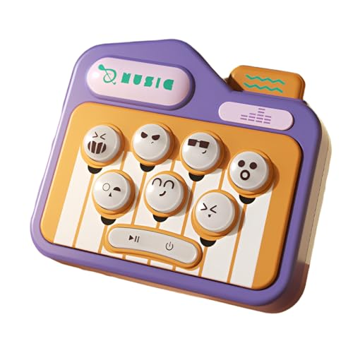 Syfunlv Whack a Mole Kinder Musik Spiel,Elektronisches Mini Arcade Spielzeug,für 3 4 5 6 Jahre,Lernspielzeug mit Soundeffekten,Interaktives Geschicklichkeitsspiel,Antistress Spielzeug (Stil 1) von Syfunlv