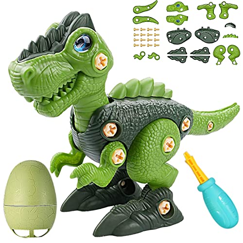 Dinosaurier Montage Spielzeug,Dinosaurier Spielzeug,Dinosaurier Spielzeug mit Dinosaurier Eiern, zerlegbares Spielzeug, Geschenke für Kinder Jungen und Mädchen Geeignet für Kinder ab 3 Jahren von Sykerout