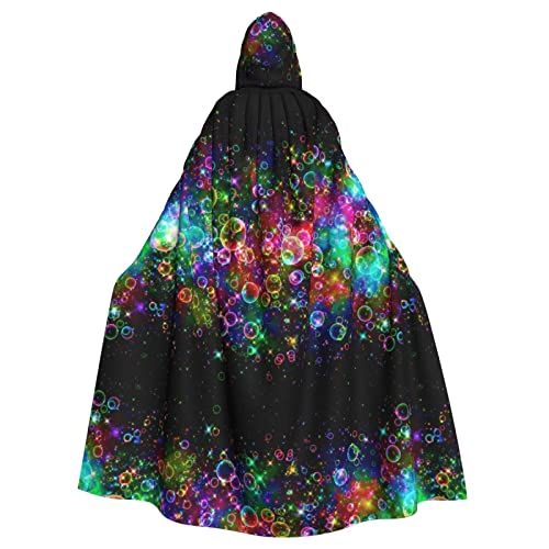 Sylale Hell schöne bunte Kunst Unisex Kapuzenumhang Weihnachten Verkleidung Halloween Cosplay Kostüm für Erwachsene Sylale Hell schöne bunte Kunst Unisex Kapuzenumhang Weihnachten Verkleidung Halloween Cosplay Kostüm für Erwachsene von Sylale