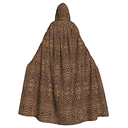 Sylale Leopard gemusterte Tapete Unisex Kapuzenumhang Weihnachten Verkleidung Halloween Cosplay Kostüm für Erwachsene Sylale Leopard gemusterte Tapete Unisex Kapuzenumhang Weihnachten Verkleidung Halloween Cosplay Kostüm für Erwachsene von Sylale