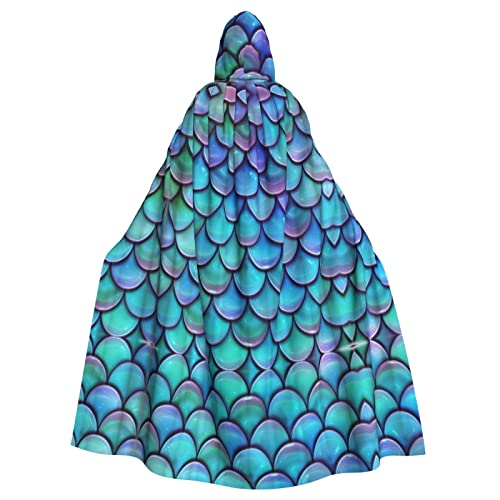 Sylale Meerjungfrauen-Umhang mit Kapuze, Unisex, für Weihnachten, Halloween, Cosplay, für Erwachsene Sylale Meerjungfrauen-Umhang mit Kapuze, Unisex, für Weihnachten, Halloween, Cosplay, für Erwachsene von Sylale