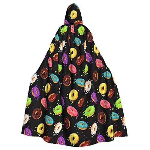 Sylale Ring Brot mit Marmelade Unisex Kapuzenumhang Weihnachten Fasching Halloween Cosplay Kostüm für Erwachsene Sylale Ring Brot mit Marmelade Unisex Kapuzenumhang Weihnachten Fasching Halloween Cosplay Kostüm für Erwachsene von Sylale
