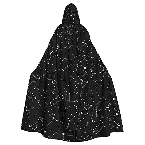 Unisex Umhang mit Kapuze, Sternenhimmel, Wahrsagerei, Halloween, Cosplay-Kostüm für Erwachsene Unisex Umhang mit Kapuze, Sternenhimmel, Wahrsagerei, Halloween, Cosplay-Kostüm für Erwachsene von Sylale