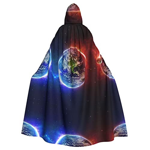 Weltraumplanet Erde Unisex Kapuzenumhang Weihnachten Verkleidung Halloween Cosplay Kostüm für Erwachsene Weltraumplanet Erde Unisex Kapuzenumhang Weihnachten Verkleidung Halloween Cosplay Kostüm für Erwachsene von Sylale