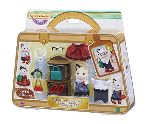 Sylvanian Families Fashion Spielset Smoking Katze - Town Girl Serie von Sylvanian Families