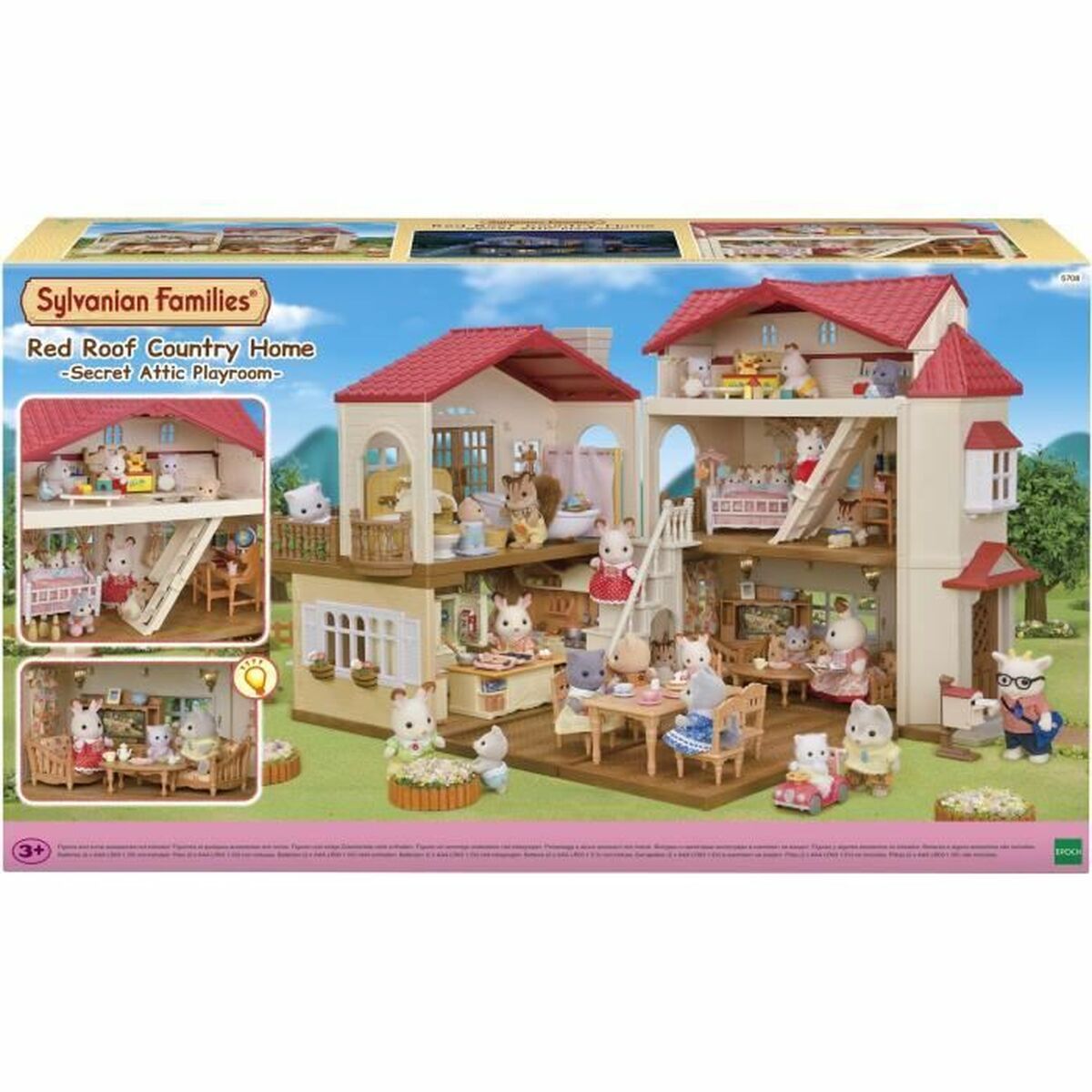 Playset Sylvanian Families Red Roof Country Home Minihaus Hase von Sylvanian Families