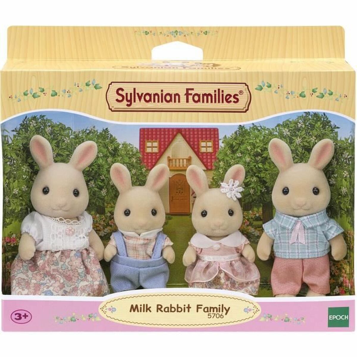 Puppen-Set Sylvanian Families 5706 Hase Familie 4 Stücke von Sylvanian Families