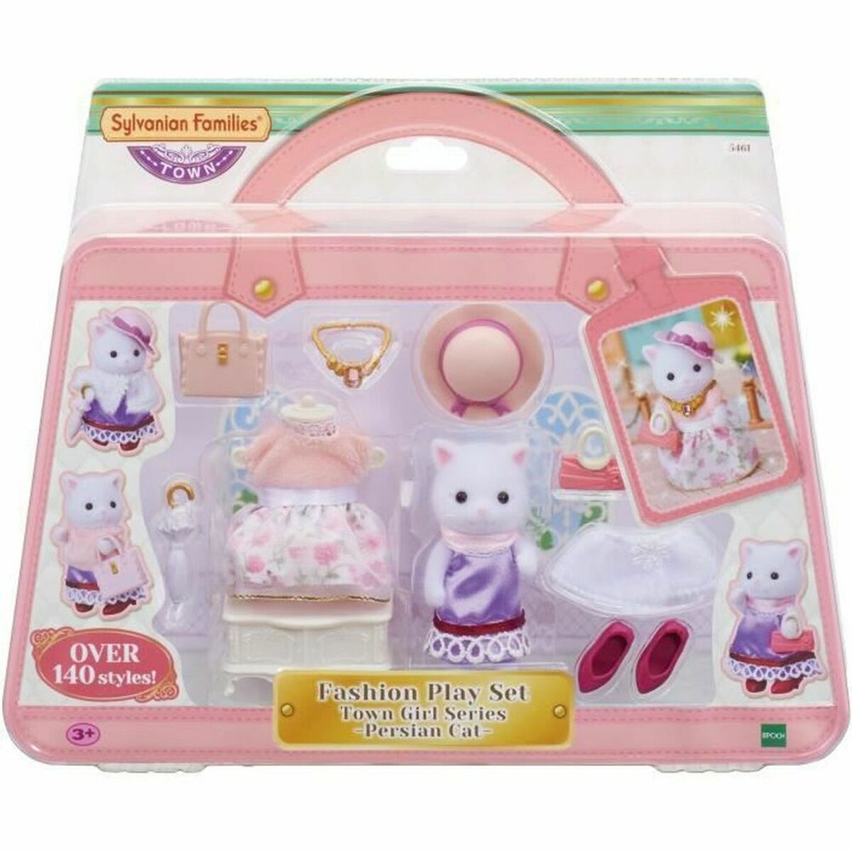 Puppen-Set Sylvanian Families The Fashion Suitcase And Big Sister Persian Cat Puppen-Set Sylvanian Families The Fashion Suitcase And Big Sister Persian Cat von Sylvanian Families