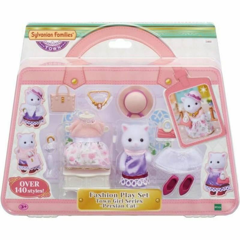 Puppen-Set Sylvanian Families The Fashion Suitcase And Big Sister Persian Cat von Sylvanian Families