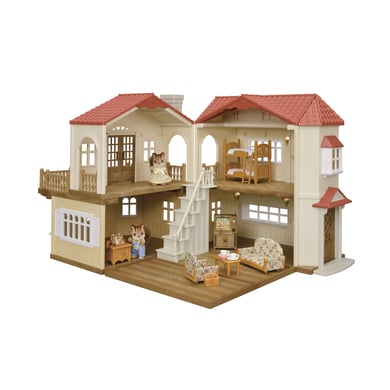 Sylvanian Families® Stadthaus mit Licht Geschenk-Set - Saffron und Ralph Walnut von Sylvanian Families