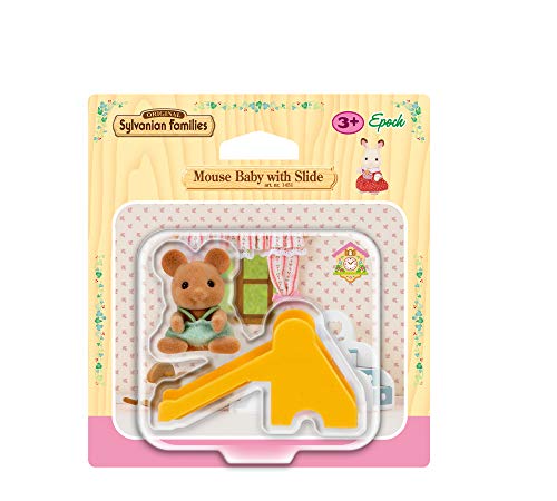 Sylvanian Families 4562 Maus Baby Spielzeug mit Slide, Mehrfarbig, S von Sylvanian Families