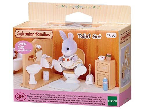 Sylvanian Families 5020 Toiletten-Set - Puppenhaus Einrichtung Möbel Mehrfarbig TU von Sylvanian Families