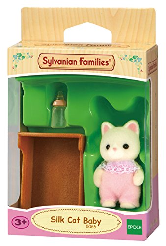 Sylvanian Families 5066 Seidenkatzen Baby - Figuren für Puppenhaus, Mehrfarbig von Sylvanian Families