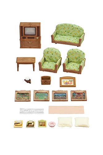 Sylvanian Families 5287 Wohnzimmer und TV-Set - Puppenhaus Einrichtung Möbel von Sylvanian Families