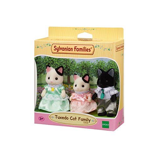 Sylvanian Families 5306 Tuxedo Katzen Familie 3er Set von Sylvanian Families