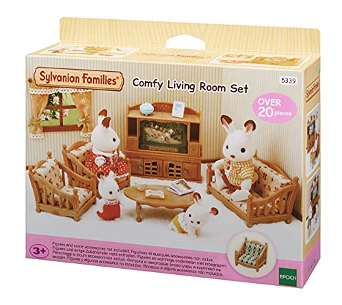 Sylvanian Families L5339 Landhaus Wohnzimmer - Puppenhaus Einrichtung Möbel, 30 x 50 cm, 1 Stück (1er Pack), aus Kunststoff von Sylvanian Families