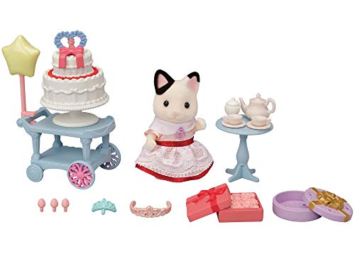 Sylvanian Families 5646 Party Spielset mit Figur - Puppenhaus Spielset von EPOCH