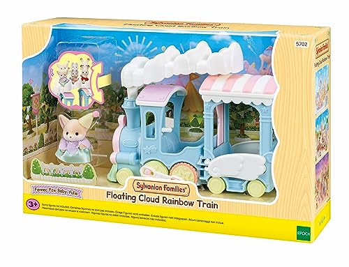 Sylvanian Families 5702 Regenbogenzug Spielset mit Figur - Puppenhaus Spielset von EPOCH