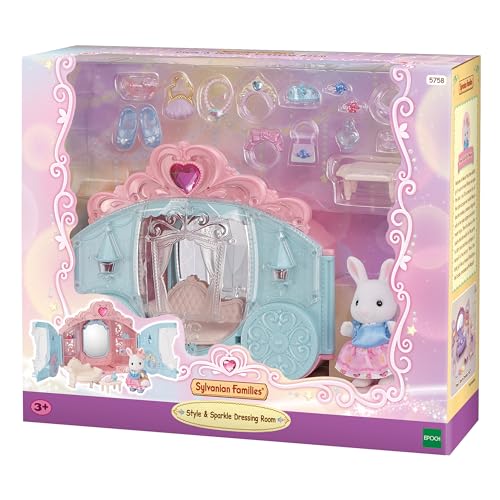 Sylvanian Families - 5758 Elegantes Ankleidezimmer mit Figur, Spielset mit Tierfigur Schneehase, Spielzeug für Kinder ab 3 Jahren Sylvanian Families - 5758 Elegantes Ankleidezimmer mit Figur, Spielset mit Tierfigur Schneehase, Spielzeug für Kinder ab 3 Jahren von EPOCH