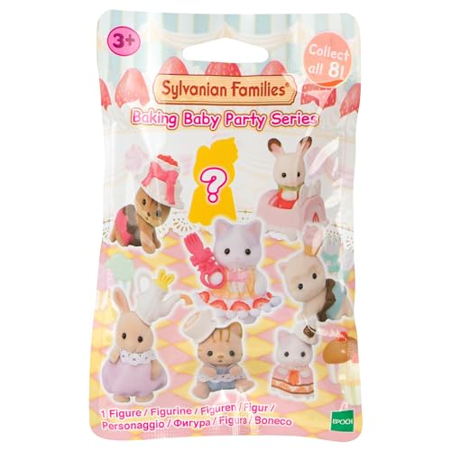 Sylvanian Families - 5765 Sammelfiguren Serie 13 Baby Kuchenparty, Tierfigur, detailreiches Spielzeug für Kinder ab 3 Jahren Sylvanian Families - 5765 Sammelfiguren Serie 13 Baby Kuchenparty, Tierfigur, detailreiches Spielzeug für Kinder ab 3 Jahren von Sylvanian Families