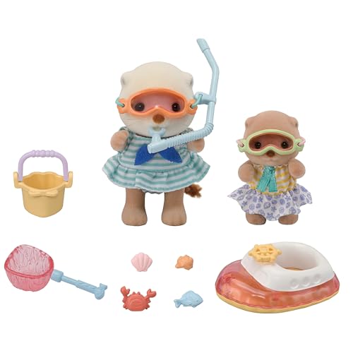 Sylvanian Families 5804 Seeotter Schnorchel Spielset, Set mit Tierfigur, Meerestiere, Spielzeug für Kinder ab 3 Jahren von EPOCH