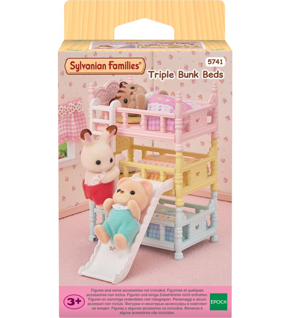 Sylvanian Families - Dreibett-Etagenbetten - 5741 - Sylvanian Families - One Size - Puppenbett von Sylvanian Families