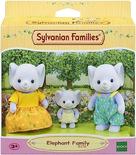 Sylvanian Families EPOCH Elefanten Familie 5376, bunt ,Mehrfarbig von Sylvanian Families