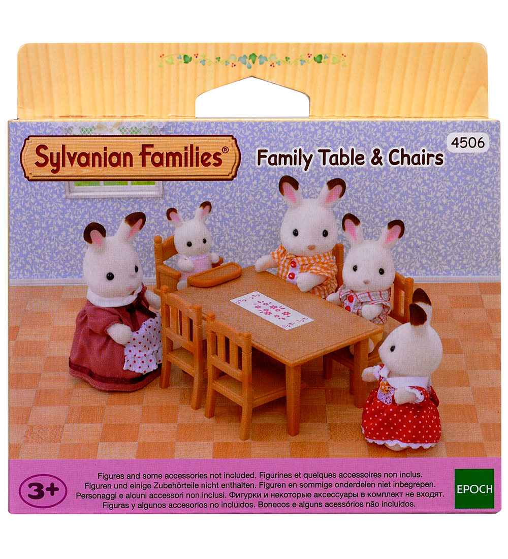 Sylvanian Families - Familientisch und Stühle - 4506 - Sylvanian Families - One Size - Puppenzubehör Sylvanian Families - Familientisch und Stühle - 4506 - Sylvanian Families - One Size - Puppenzubehör von Sylvanian Families