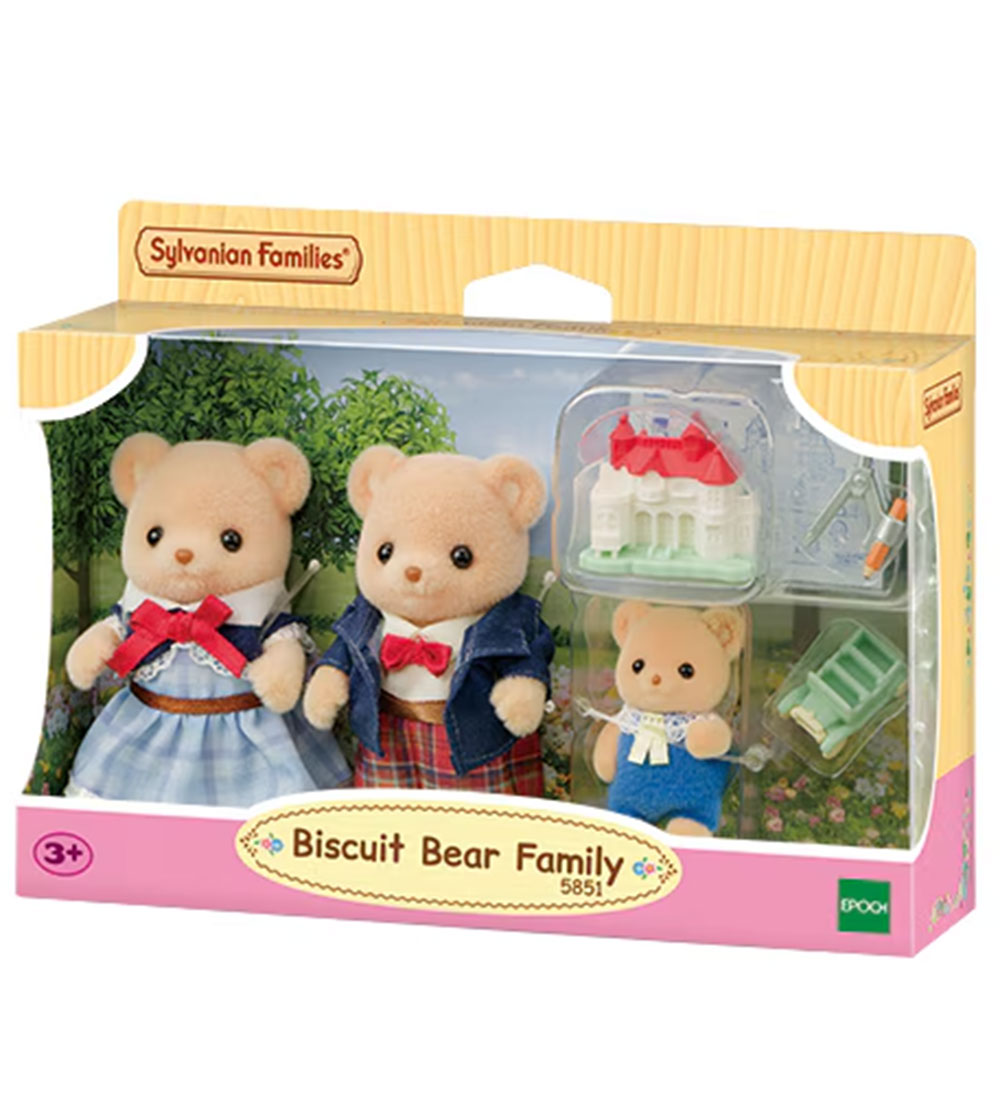Sylvanian Families - Keks Bear Family - 5851 - Sylvanian Families - One Size - Spielzeugfiguren von Sylvanian Families