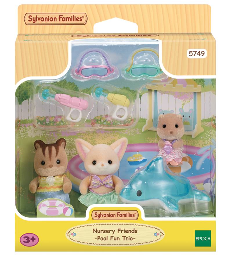 Sylvanian Families - Kindergartenfreunde - Planschbecken Trio - - Sylvanian Families - One Size - Spielzeug Sylvanian Families - Kindergartenfreunde - Planschbecken Trio - - Sylvanian Families - One Size - Spielzeug von Sylvanian Families