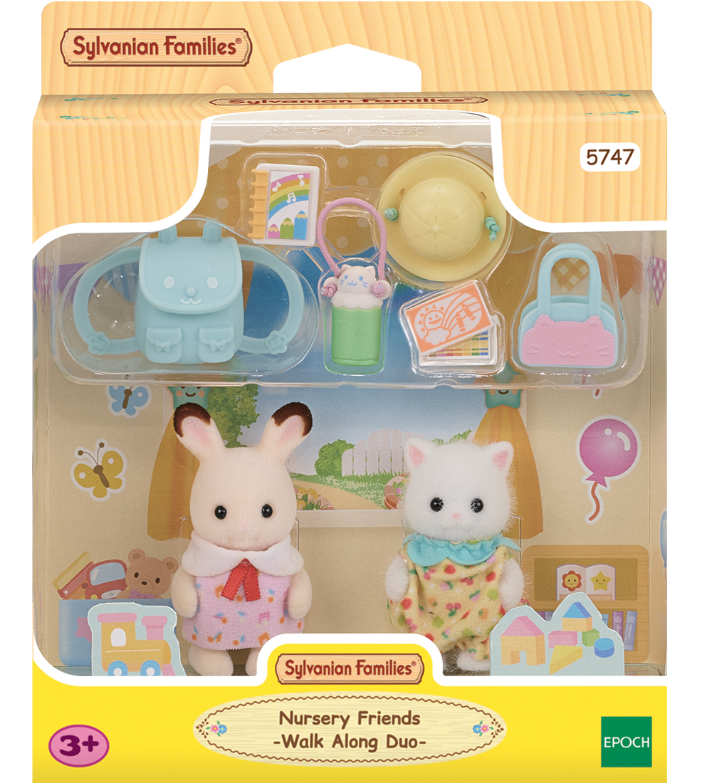 Sylvanian Families - Kindergartenfreunde – Spaziergang-Duo - 574 - Sylvanian Families - One Size - Spielzeugfiguren Sylvanian Families - Kindergartenfreunde – Spaziergang-Duo - 574 - Sylvanian Families - One Size - Spielzeugfiguren von Sylvanian Families