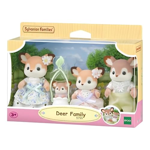 Sylvanian Families 5799 REH Familie, Tierfiguren Wald, Spielzeug für Kinder ab 3 Jahren von Sylvanian Families