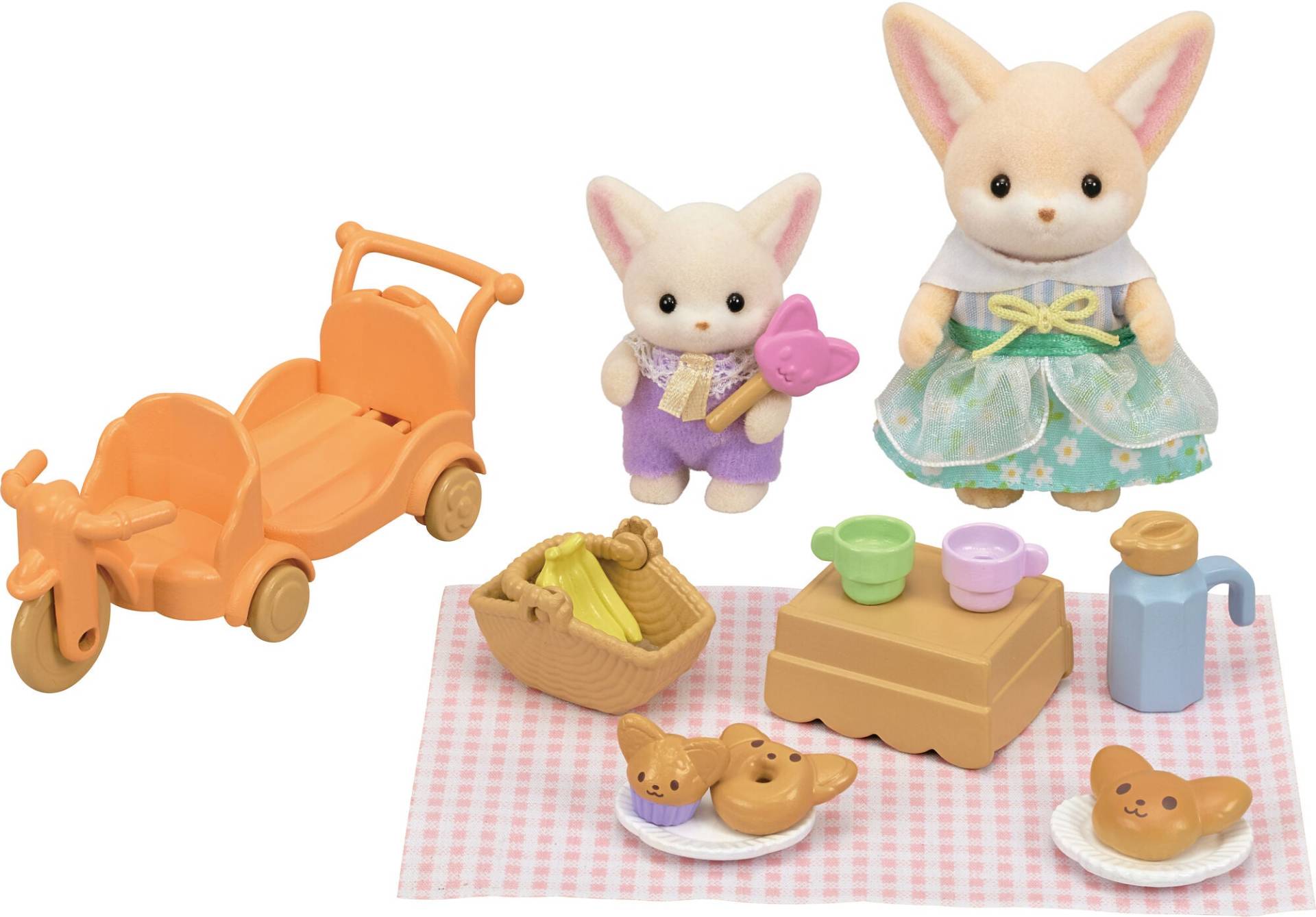 Sylvanian Families Picknickset Wüstenfuchs Schwester &  Baby von Sylvanian Families