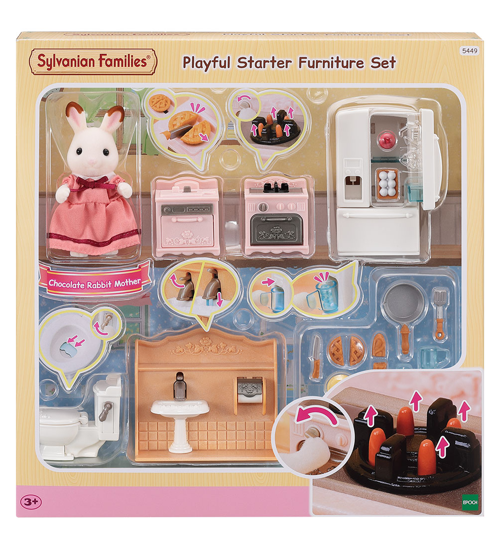 Sylvanian Families - Playful Starter Furniture Set - 5449 - Sylvanian Families - One Size - Puppenzubehör Sylvanian Families - Playful Starter Furniture Set - 5449 - Sylvanian Families - One Size - Puppenzubehör von Sylvanian Families