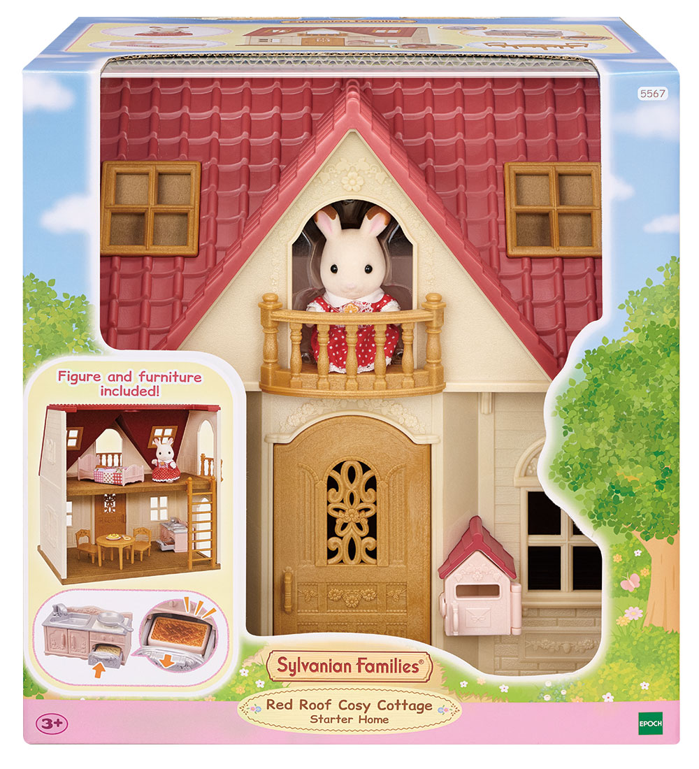 Sylvanian Families - Red Roof Cosy Cottage Starter Home - 5567 - Sylvanian Families - One Size - Puppenhauser von Sylvanian Families