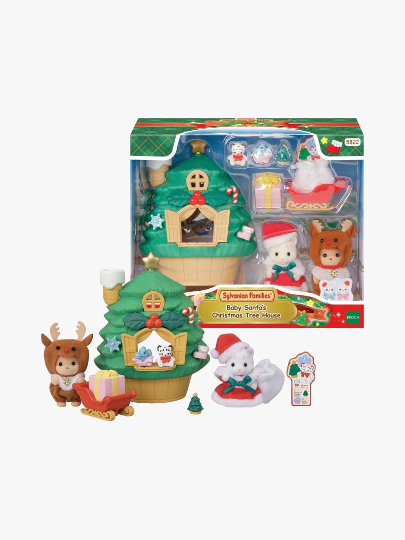 Sylvanian Families Spielsets Das Weihnachtsbaumhaus Des Weihnachtsmanns von Sylvanian Families