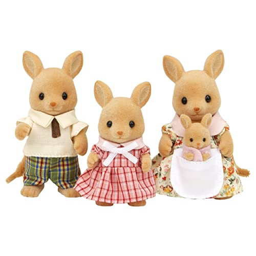 Sylvanian Families 5272 Känguru Familie - Figuren für Puppenhaus Mehrfarbig Norme von Sylvanian Families