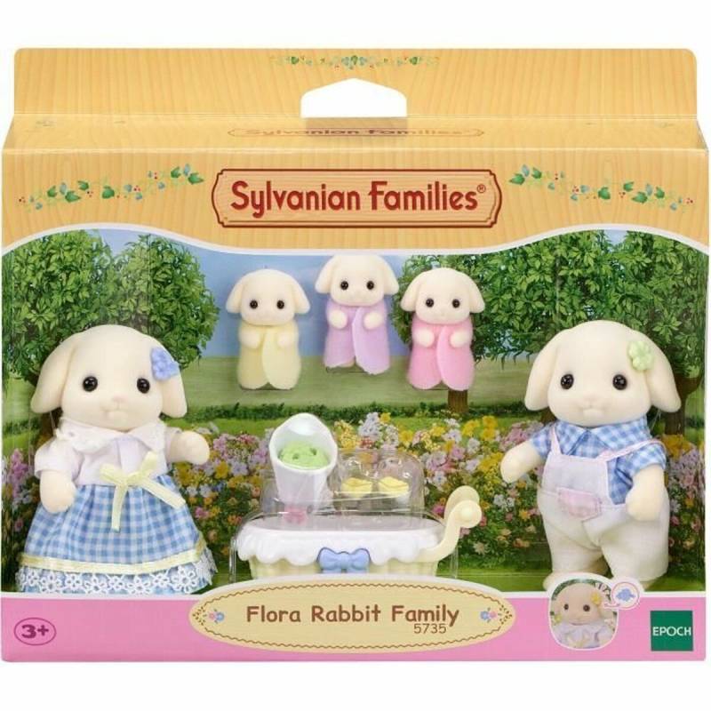 Zubehör für Puppenhaus Sylvanian Families 5735 Flora Rabbit family von Sylvanian Families