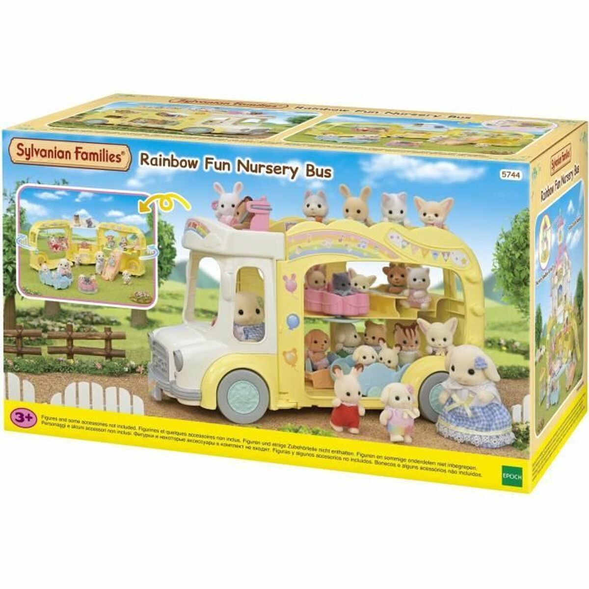 Zubehör für Puppenhaus Sylvanian Families 5744 Rainbow Fun Nursery Bus Zubehör für Puppenhaus Sylvanian Families 5744 Rainbow Fun Nursery Bus von Sylvanian Families
