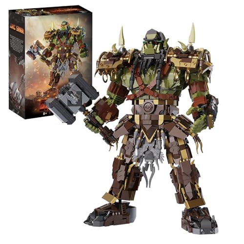 Ork Sarr Bausteine Bausatz, 1215 Stück Mech Action Figur Sammler Modell, Spiel inspiriert Posable Klemmbausteine, Geschenk für Erwachsene Kinder ab 8 Jahren Ork Sarr Bausteine Bausatz, 1215 Stück Mech Action Figur Sammler Modell, Spiel inspiriert Posable Klemmbausteine, Geschenk für Erwachsene Kinder ab 8 Jahren von SymGrpu