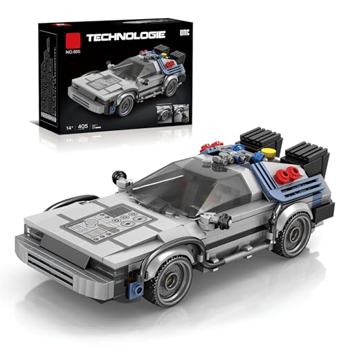 SymGrpu Technik Rennwagen Bausteine, Zurück in die Zukunft Sportauto Klemmbausteine Spielzeug, Speed Champion Sammlerfahrzeugmodell Geschenk für Erwachsene Kinder, 405 Stück SymGrpu Technik Rennwagen Bausteine, Zurück in die Zukunft Sportauto Klemmbausteine Spielzeug, Speed Champion Sammlerfahrzeugmodell Geschenk für Erwachsene Kinder, 405 Stück von SymGrpu