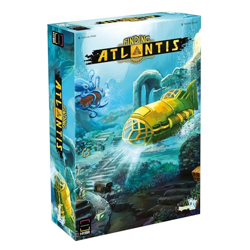 Synapses Games: Findet Atlantis - Erkundungs- und Deduktionsspiel, digitaler App-Begleiter, Rennen um die verlorene Stadt zu entdecken, ab 14 Jahren, 1-4 Spieler, 45 Minuten von Synapses Games