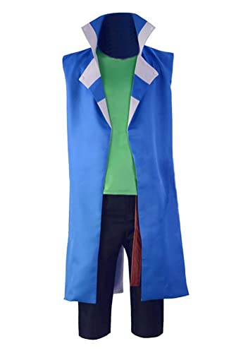 Anime BORUTO Kawaki Outfit Cosplay Kostüm Herren Blau S (Chest 87-90cm) von Syqiya