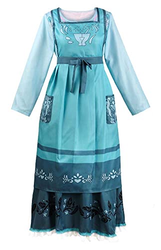 Syqiya Anime Julieta Dress Cosplay Costume Damen Blau XL (Chest 98cm) von Syqiya