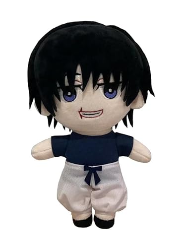 Syqiya Anime Kaisen Toji Fushiguro Plüschtier Plush Doll Plüschpuppe Cosplay Kuscheltier Weihnachten Geschenk Mehrfarbig 20cm von Syqiya