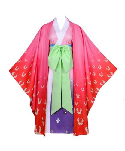 Syqiya Anime Kozuki Hiyori Outfit Cosplay Costume Damen Rot XL (Chest 91-93cm) von Syqiya