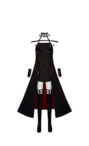 Syqiya Anime Supai Famiri Yor Forger Yoru Buraia Dress Cosplay Costume Damen Schwarz XL (Chest 86cm) von Syqiya