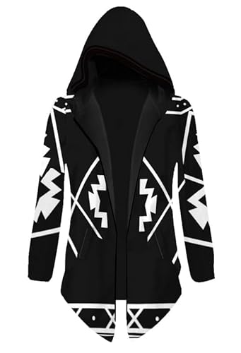 Syqiya Freizeitjacke Übergangsjacke Ryuguji Draken Cosplay Kostüm Sweatjacke Anime Overcoat Outer wear Mantel Unisex Schwarz L (Chest 110cm) von Syqiya