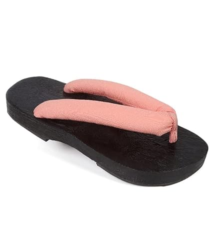 Syqiya Nezuko Kamado Cosplay Clogs Shoes Slippers Sandals für Kostüm Rosa Herren Damen 39 (Inside Length 24cm) von Syqiya